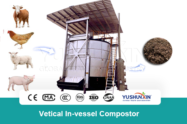 Vertical in-vessel compostor for sale