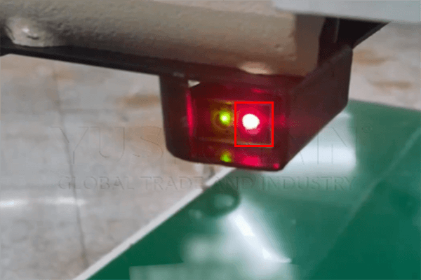knobon for fertilizer bag sealing sensing range adjustment