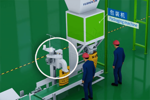 sealer of fertilizer bagging machine