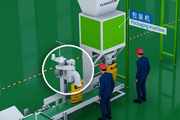 sealer of fertilizer bagging machine