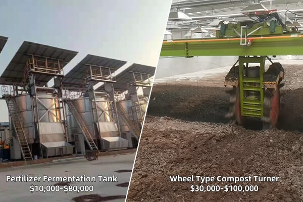 large scale manure compost equipment quote