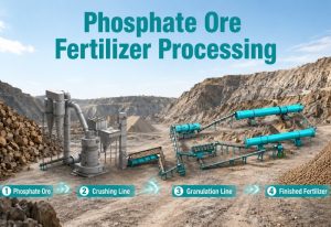 phosphate fertilizer granule manufacturing
