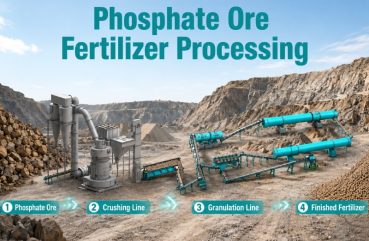 phosphate fertilizer granule manufacturing