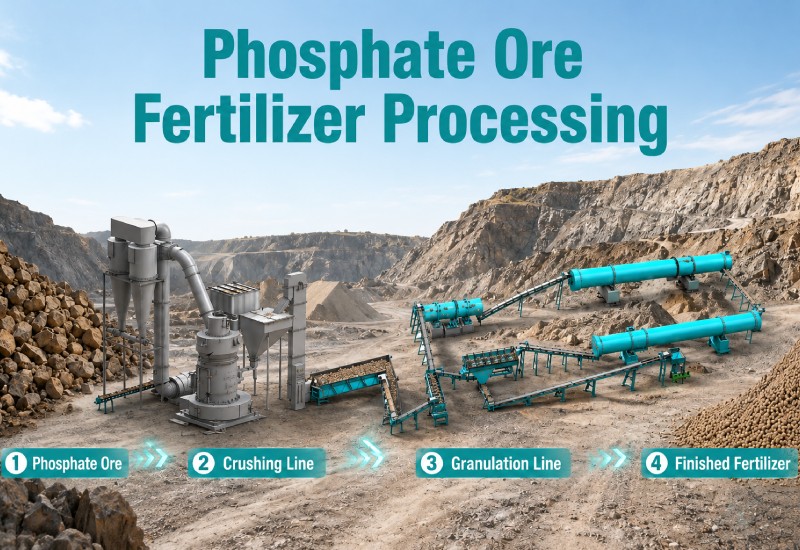 phosphate fertilizer granule manufacturing