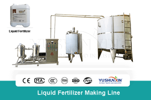 Liquid fertilizer making line