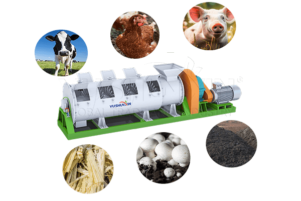 Material applied new type oragnic fertilizer granulator