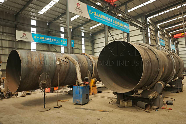 Fabrication de granulis Rotary Durm dans l'usine de Yushunxin