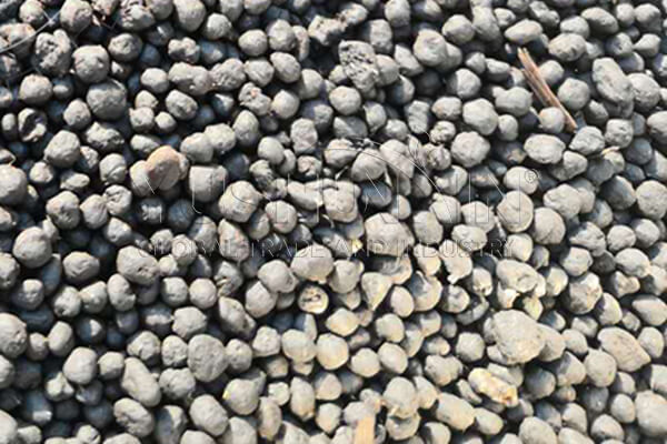 fertilizer granules produced by stirring teeth granulator