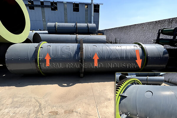 sticking knocker holes of rotary drum granulator machine