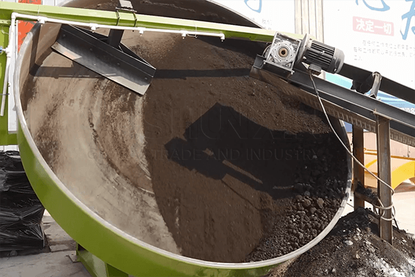 disk granulator work to produce 3 mm fertilizer pellets