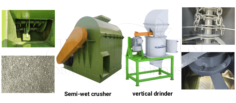 Concasseurs pour la fabrication de poudre de fumier de vache