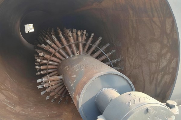 Drum churning fertilizer granulator design