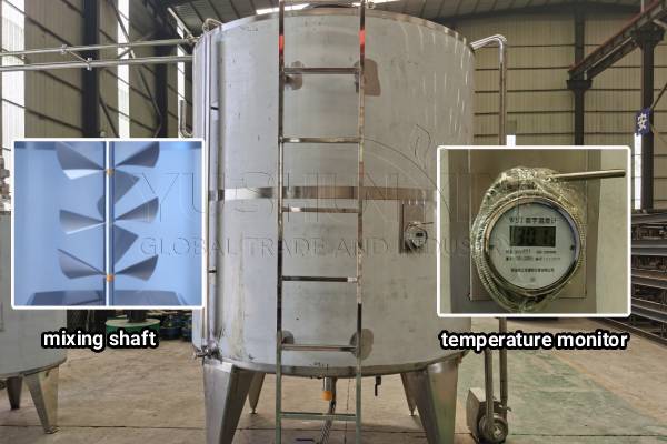 design of liquid fertilizer chelation tanks