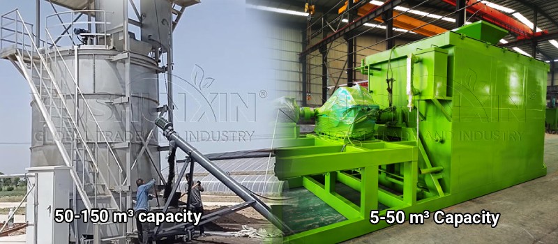 cuve de fermentation pour décomposer rapidement le fumier de vache