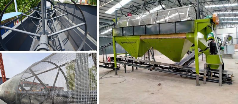 fertilizer granule screener design