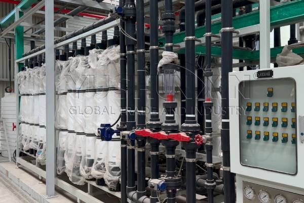 ultrafiltration membranes system in bio liquid fertilizer manufacturing plant