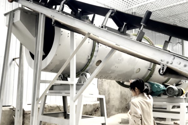 drum granulator for industrial NPK fertilizer granulation