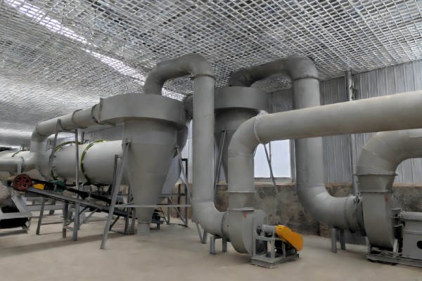 dust reduction system for NPK fertilizer granulation