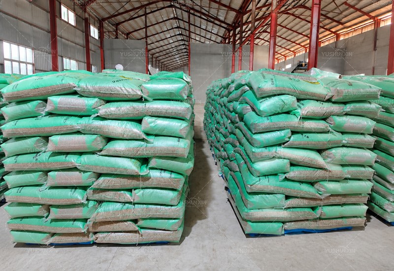 bagged fertilizer storage