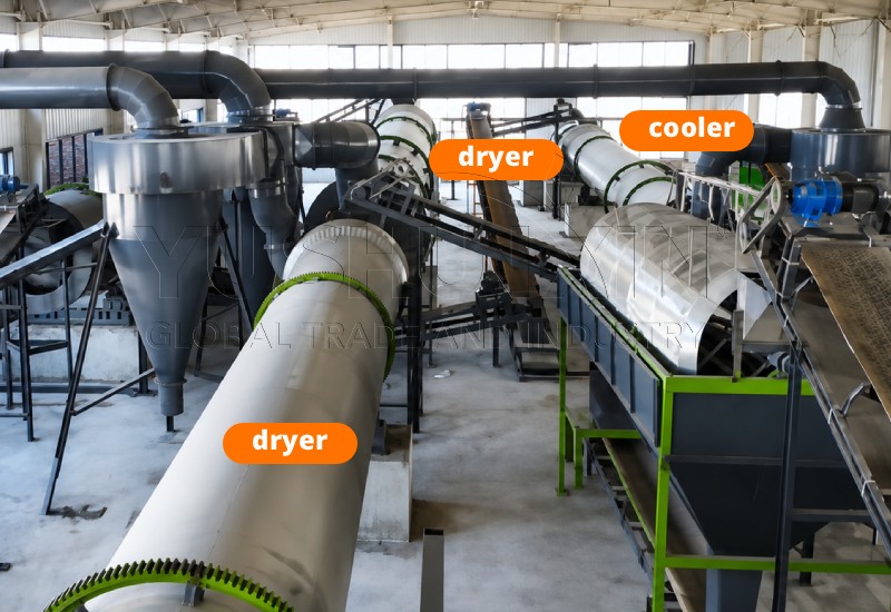 dual dryers design for Indonesian fertilizer granulation