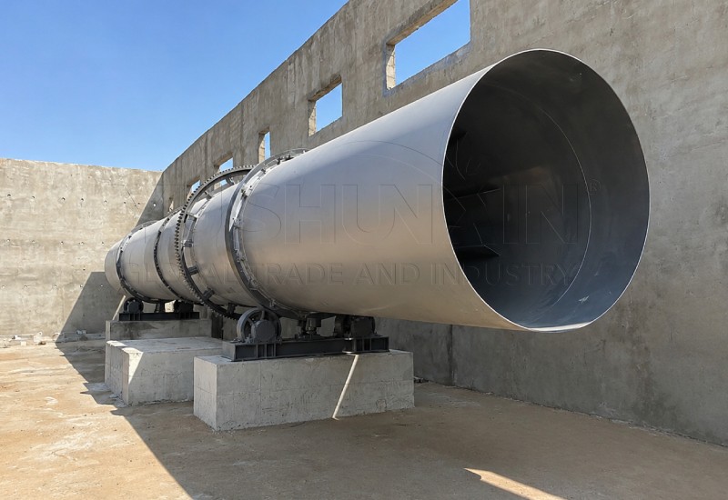 limestone granules dryer installation