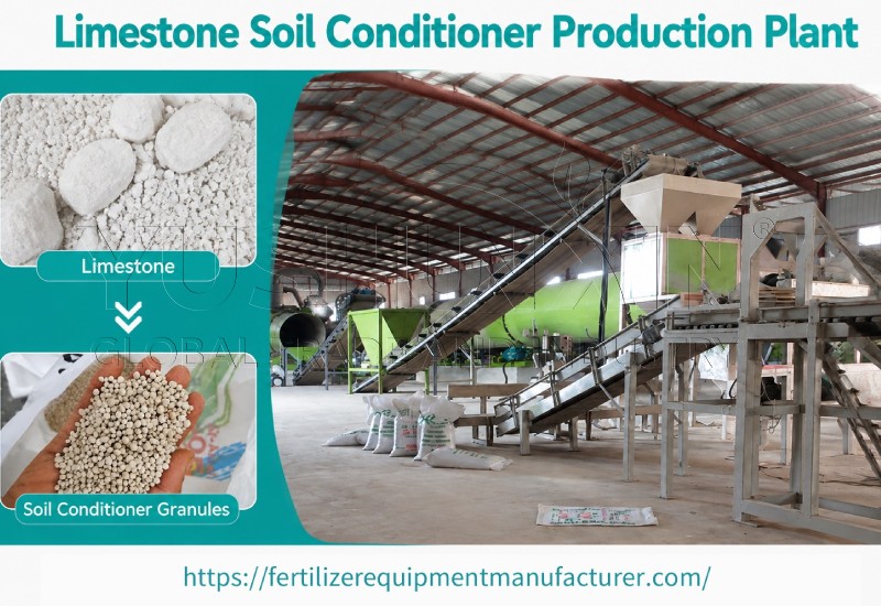 limestone soil conditioner production plant setup
