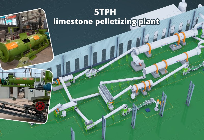small limestone pelletizing plan