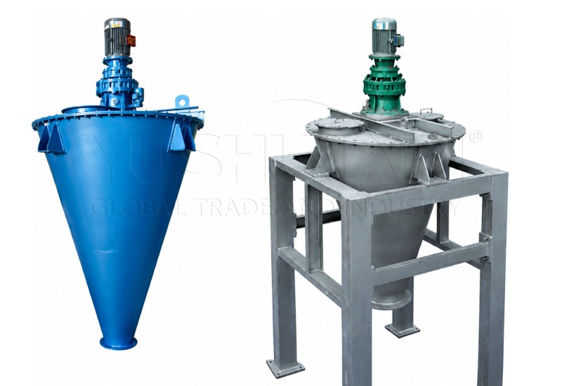 stainless steel vertical vone mixer for phosphate rock and sulfuric acid