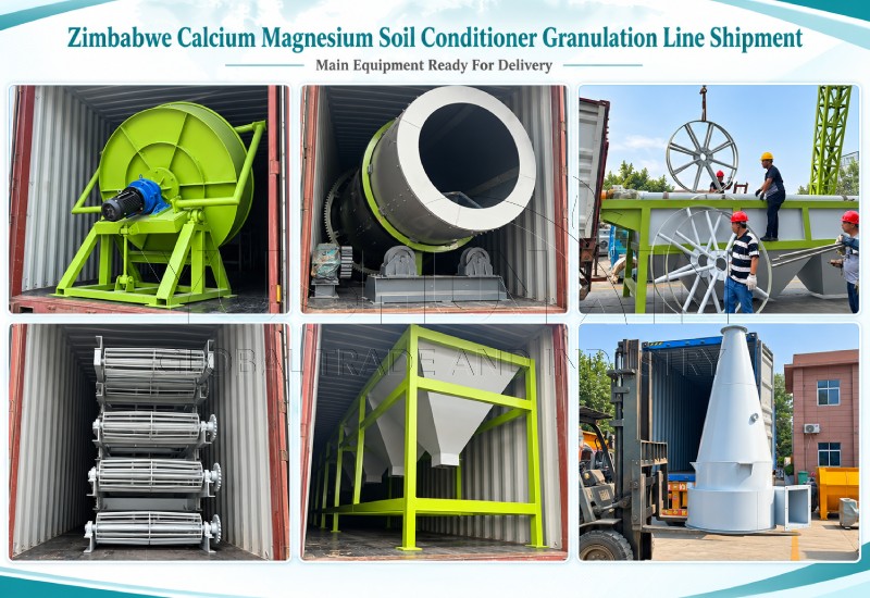 calcium magnesium soil conditioner granulation machines to Zimbabwe