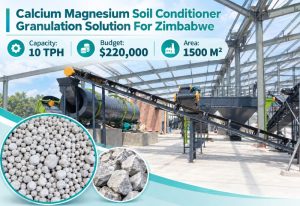 calcium magnesium soil conditioner granulation solution