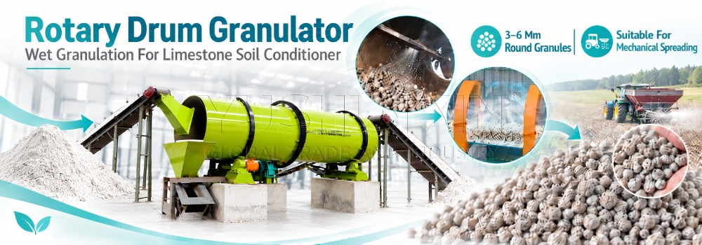 industrial soil conditioner granulator