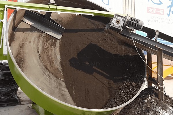 disc granulator for commerial poultry manure fertilizer granulation